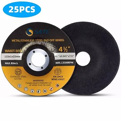 50PCS Cut Off Wheels Grinder Blade 4-1/2  Cutting Disc Cutting Wheel Die Grinder • $39.99