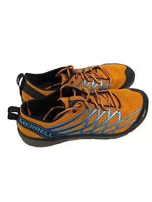 Merrell Hiking Vibram Sneakers/Trail Shoes Orange Size 10 1/2 Mens • $16.50