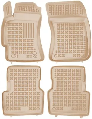 Floor Mats For Subaru Forester 2003-2008 2 Rows All Weather Rubber Mat SUV Beige • $119.99