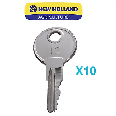 Fits Ford New Holland Gradall Hyster LullYaleForklift Ignition Key PK556 • $13.29