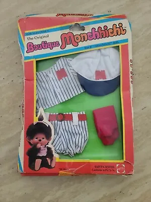 Boutique Monchhichi Fashions Baseball Clothing Outfit For 8 Inch Dolls Vintage  • $19.99