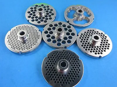 PICK YOUR SIZE #32 S/Steel Meat Grinder Plate W/ HUB Butcher Boy Biro Weston • $36.75