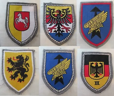 Vintage 1990s German Army Shoulder Sleeve Unit Insignia Patches Badges Various • $7.44