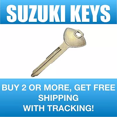 Suzuki Motorcycle Keys Cut By Code Spare Replacement Key To Codes A6251-6500 • $10.49