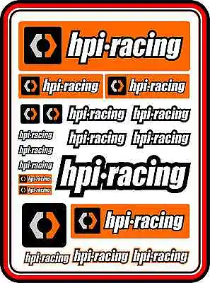 £7.37 • Buy Hpi Sticker Decal Sheet Rc Sticker Set Sprint 2 E10 Drift Savage X Baja Bnip