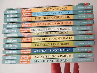 ELEPHANT PIGGIE LOT 19~Mo Willems~HAPPY PIG DAY~SURPRISE FRIEND~BROKE TRUNK~SLOP • $44.98