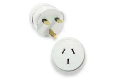 $19.95 • Buy 2x Sansai Travel Power Adapter Outlet AU/NZ Socket To UK England/Hong Kong Plug