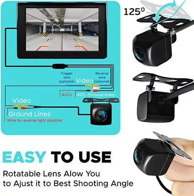 170° Wide Angle Night Vision Car Reverse Camera Rear View Parking Backup Camera • $18.99