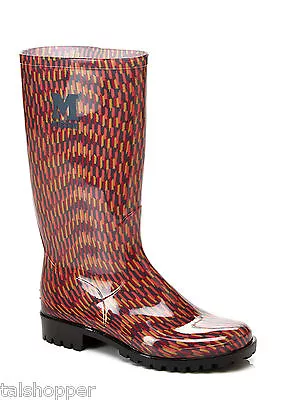 MISSONI NEW ZIG-ZAG AUTHENTIC RAIN BOOTS 40 EUR US 9 $295 NIB Made In Italy • $140