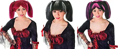 Gothic Steam Punk Bunchees Wig Adult Ladies Halloween Fancy Dress Wig New • £6.99