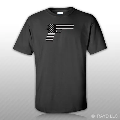 Subdued American Flag 1911 T-Shirt Tee Shirt 2a Gun Rights Molon Labe Pro • $15.99