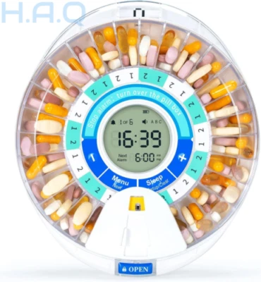 £112.99 • Buy Zoksi Automatic Pill Dispenser With Alarm, Electronic Monthly Organizer... 