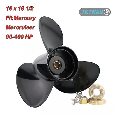 For Mercury Mercruiser 150-300HP Propeller 16x18 1/2  Pitch 15 Spline Aluminum • $284.56