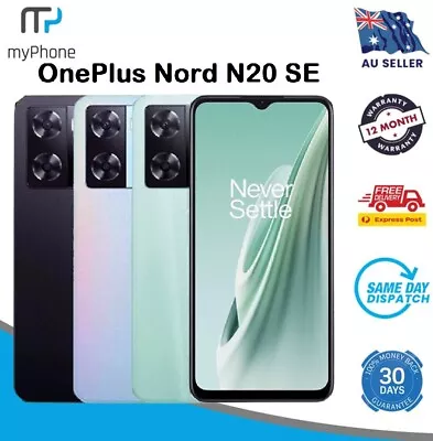 Brand New OnePlus Nord N20 SE 64GB/128GB (Dual Sim) Unlocked HDR Smartphone • $285