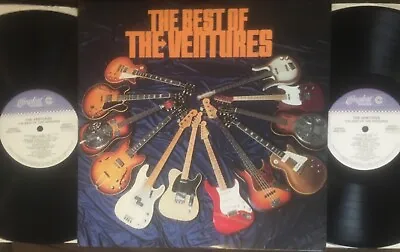 THE VENTURES The Best Of The Ventures - 1986 Compleat 2-LP Set - BEAUTIFUL NM • $29.99