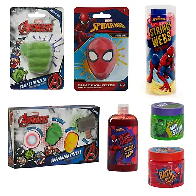 Childrens Marvel Bath Gift Sets | Body Wash | Super Hero | Boys Spiderman • £6.99