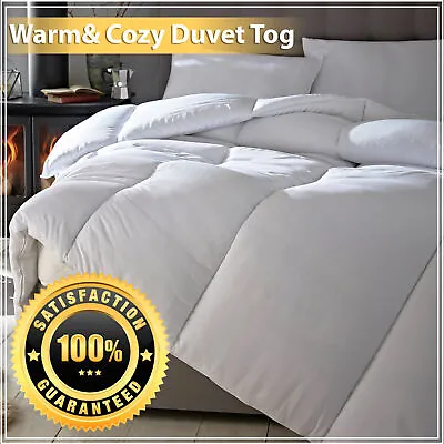 New Premium Quality Duvet 4.5 10.5 13.5 15 Tog Anti Allergy Duvets Quilt Bedding • £10.99