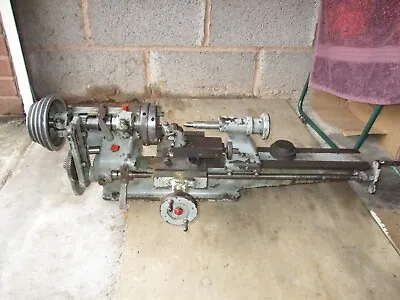 'EXE' Vintage Manual Bench Metal Working Lathe With Electric Motor Used/working • £106