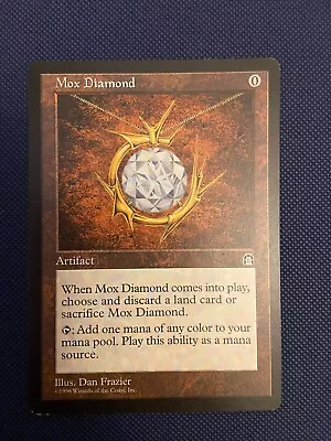 Magic The Gathering MTG Mox Diamond Stronghold Reserve List See Picture Of Card • $599.99