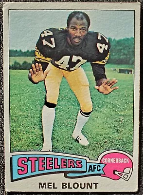 1975 Mel Blount Pittsburgh Steelers Topps NFL Card #12 NCAA Southern University • $29