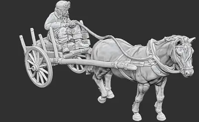 Bolt Action: Finnish Horse Drawn Cart (28mm Scale) • $13