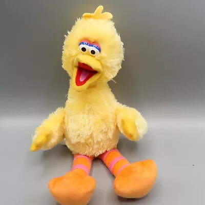 Sesame Street Live Big Bird Plush 12  Stuffed Animal Toy Yellow Soft • $6