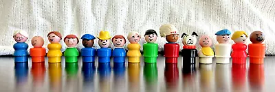 Vintage Fisher Price Little People Figures - Lot Of 15 • $19.50