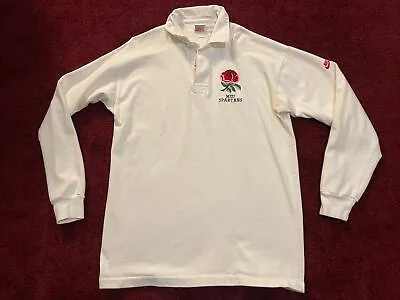 Vtg Nike Michigan State Rose Bowl Long Sleeve Rugby Shirt Hong Kong Made Large • $50