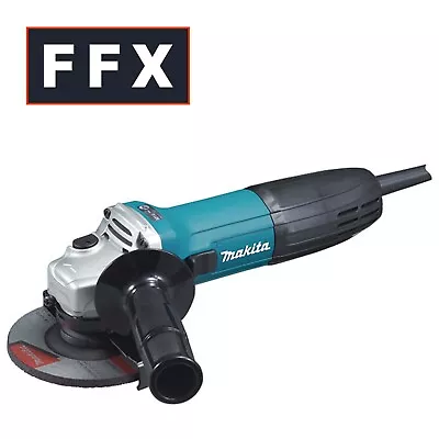 Makita GA4530R 115mm Angle Grinder 110v 0088381808514 Barrel Grip Ergonomic  • £74.85