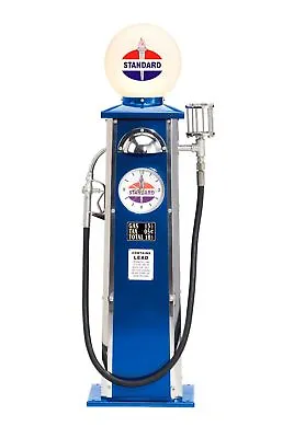 Retro Scale Replica Standard Oil Gas Pump With Clock And Lamp Morgan Cycle 23103 • $299.99