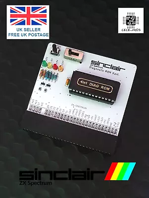 ZX Spectrum 16k 48k 128k +2 Diagnostic Test Cartridge - External Test ROM • £13.99