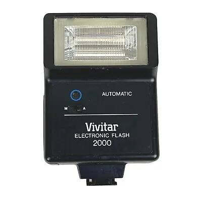 Vivitar 2000 Shoe Mount Electronic Flash Automatic • $12