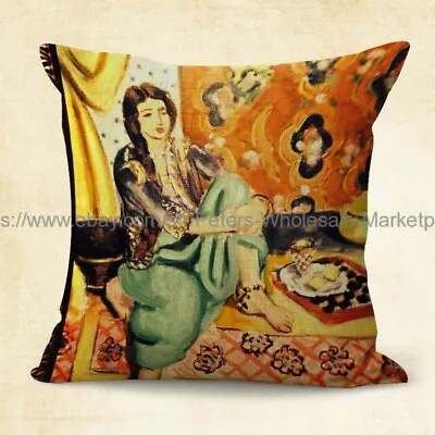 Pillow Covers For Sofa Henri Matisse Art The Odalisque Cushion Cover • $14.99