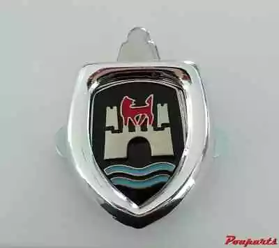 Volkswagen Beetle Bug BLACK Wolfsburg Crest Hood With Bezel EMBLEM VW VOCHO • $60