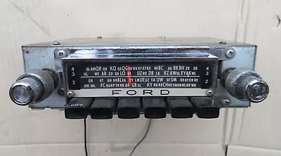 Old Car Radio May Suit Ford Falcon Xr Xt Xw Xy Capri Cortina Mk1 Mk2 GT ? • $495