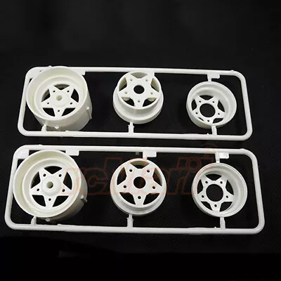 Tamiya R Parts Rear Rim 2pcs White For Grasshopper Hornet Frog RC Car #10555067 • $21.37