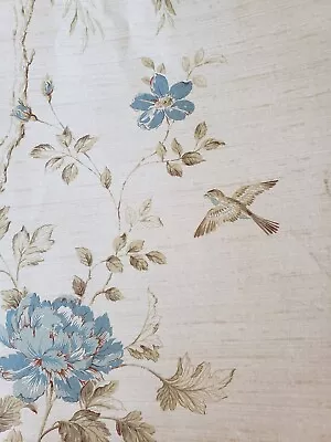 £32.44 • Buy Vintage 1940s 1950s Midcentury Wallpaper Samples Lot Of 3 Asian Bird Motif