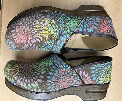 Dansko Vegan Clogs Sz 41 US 10.5-11 Shoes Colorful • $27.50