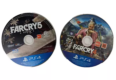 Far Cry 4 & 5 PlayStation 4 Ps4 Game | DISCS ONLY | Free Next Day Ship • $19.99