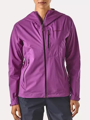 $199 PATAGONIA - Purple Rainshadow Stretch Zip Rain Shadow Jacket - Women's XS • $58.99