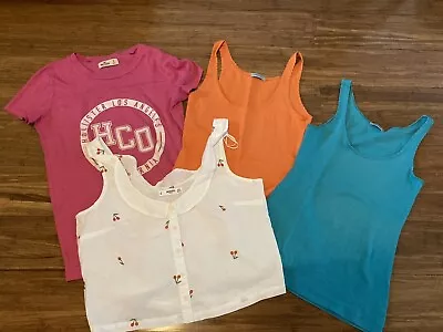 A Lot Of Hollister T-shirt Kookai Singlets And Mango Top Sz 2 • $10