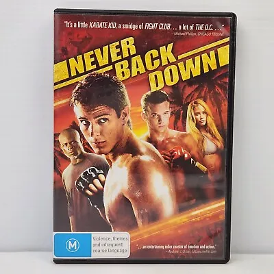 Never Back Down DVD Movie 2008 Sean Faris Cam Gigandet Drama Action Region 4 • $3.49