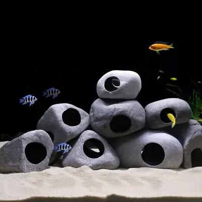 $14.52 • Buy Aquarium Artificial Cave Hideout Fish Spawning Fish Tank Accessories Ornaments 