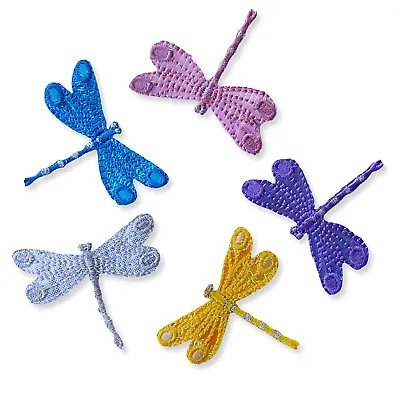 £1.49 • Buy Shiny Dragonfly Iron Sew On  Embroidered Appliques Patches Craft Motif Adhesive
