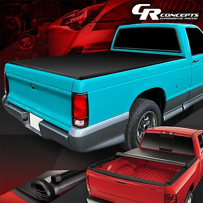 Roll-up Truck Bed Soft Tonneau Cover For 82-93 Chevy S10/gmc S15 6ft Fleetside • $145.95