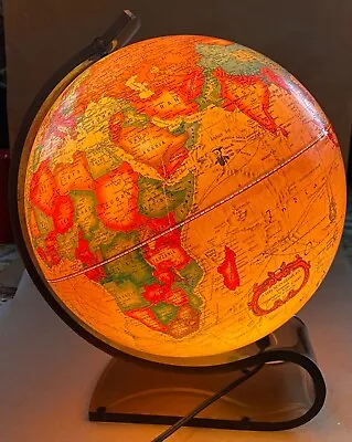 Vintage Scan-Globe A/S Karl - F. Harig E. Gieseking Light Up Globe Denmark 1980 • $304.99