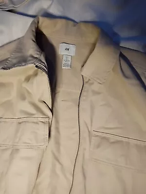 H&M Men's Jacket L Khaki Beige  • $25