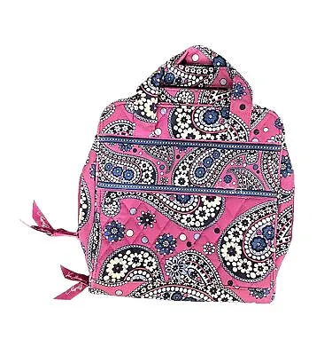 Vera Bradley Tech Organizer Carry Bag Craft Case Mesh Pockets Boysenberry Blue • $12