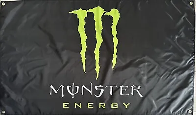 MONSTER Energy Drink 3x5 Ft FLAG BANNER DRAPEAU • $18.39