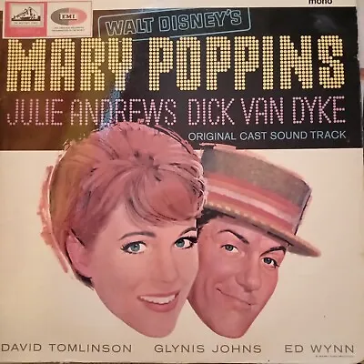 Walt Disney - Mary Poppins - Vinyl Record LP ~ Glynis Johns ~ Ed Wynn • £10.79